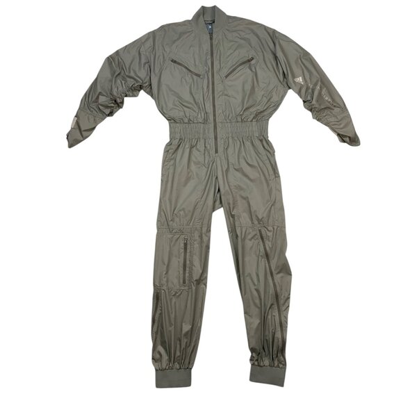 Adidas By Stella McCartney Woven All In One Jumpsuit S Tech Chrome Athletic - Picture 15 of 16